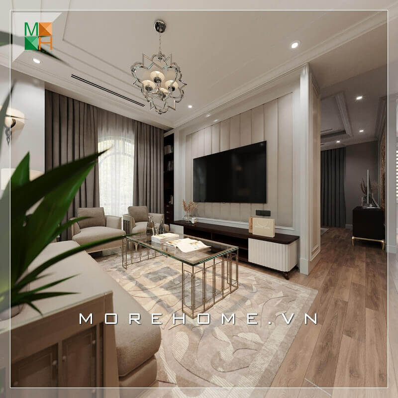 Chiêm ngưỡng mẫu phòng khách chung cư, nhà phố đẹp, tân cổ điển hiện đại đang là xu thế lựa chọn của nhiều gia đình. Thiết kế khách chung cư