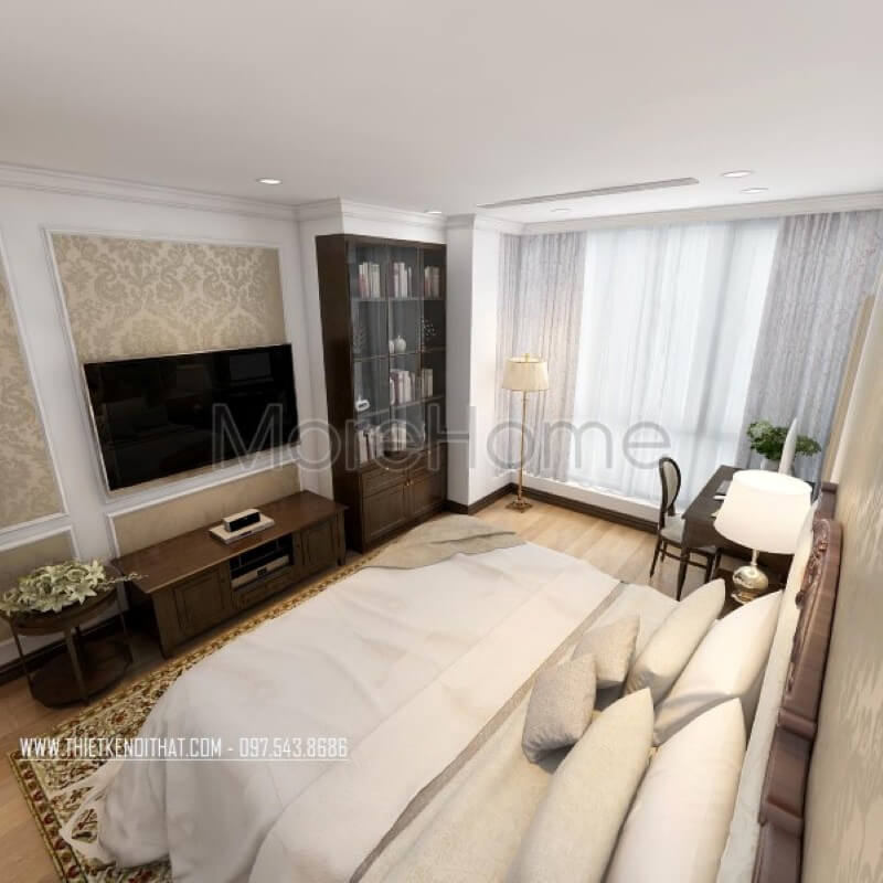 Mẫu giường ngủ cao cấp ấn tượng mang lại cho gia chủ một không gian nghỉ ngơi thư giãn nhất Mẫu thiết kế nội thất chung cư đẹp