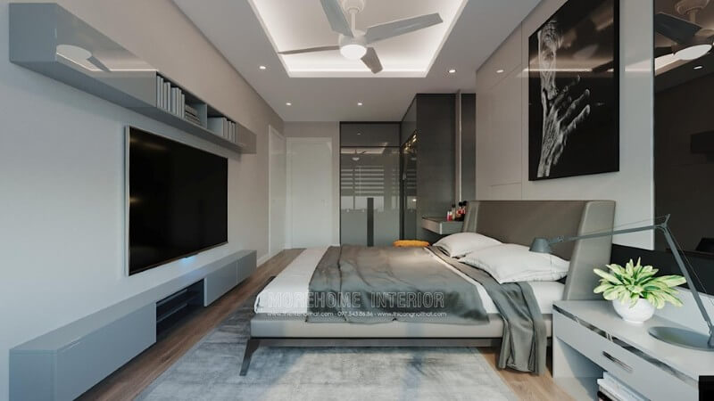 Mẫu giường ngủ gỗ công nghiệp đẹp lung linh, không lo lỗi thời Mẫu thiết kế nội thất chung cư đẹp