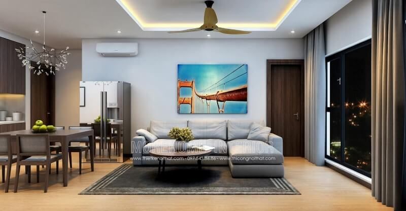 Với chất liệu gỗ tự nhiên, thiết kế đơn giản tạo sự hài hòa cho không gian sống