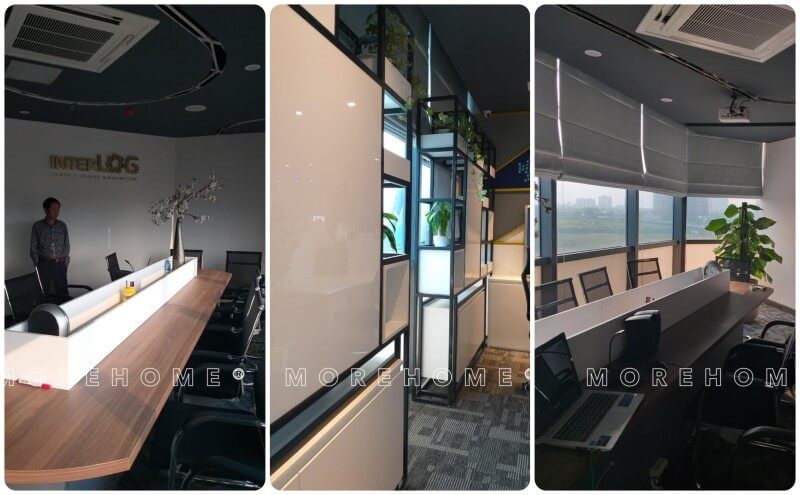 Thi công nội thất phòng họp gỗ công nghiệp phong cách hiện đại cho công ty Nhật